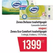 Deluxe toalettpapír, Eco Comfort toalettpapir