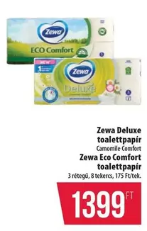 Deluxe toalettpapír, Eco Comfort toalettpapír