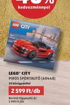 Lego - PIROS SPORTAUTÓ (60448)