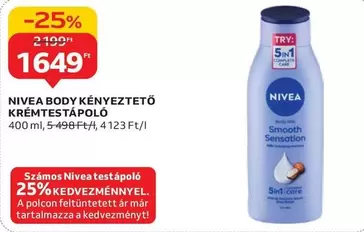 BODY KÉNYEZTETŐ KRÉMTESTÁPOLÓ