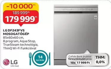Lg - DF243FVS MOSOGATÓGÉP