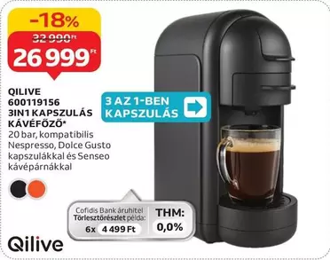 Dolce Gusto - 3IN1 KAPSZULÁS KÁVÉFŐZŐ 600119156