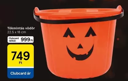 Tökmintás vödör