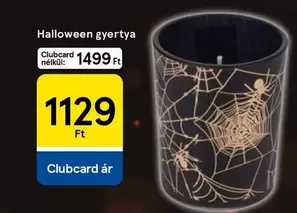 Halloween gyertya