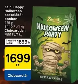 Halloween csokoládé-bonbon