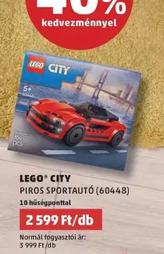 Lego - PIROS SPORTAUTÓ (60448)