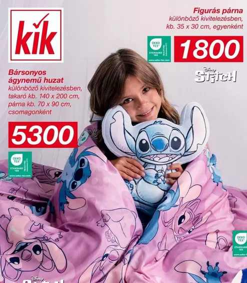 Disney - Bársonyos ágynemű huzat, Figurás párna