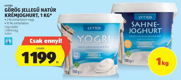 Art - NATÚR KRÉMJOGHURT