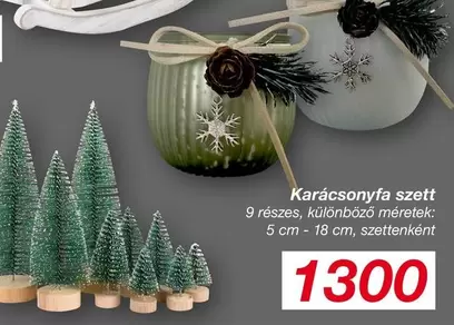 Karácsonyfa szett