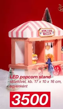 LED popcorn stand