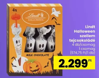 Halloween szellem tejcsokoládé