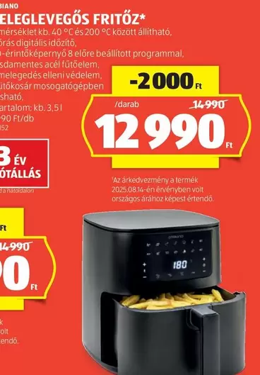 Volt - ELEGLEVEGŐS FRITŐZ