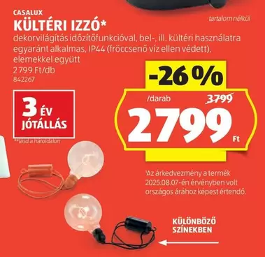 Volt - KÜLTÉRI IZZÓ*
