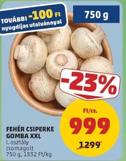 Xxl - FEHÉR CSIPERKE GOMBA XXL