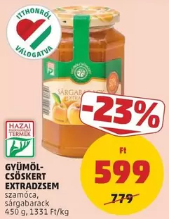 GYÜMÖL-CSÖSKERT EXTRADZSEM