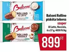 Rollino piskóta tekercs