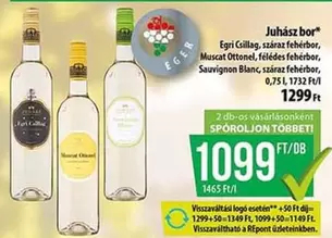 Egri Csillag, Muscat Ottonel, Sauvignon Blanc