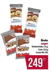 Kinder - ini keksz, Cards