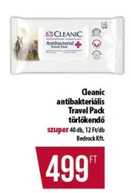 antibakteriális Travel Pack törlőkendő