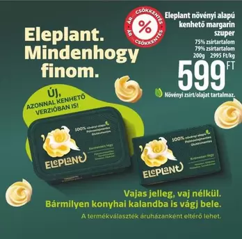 növényi alapú kenhető margarin szuper