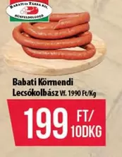 Lecsókolbász