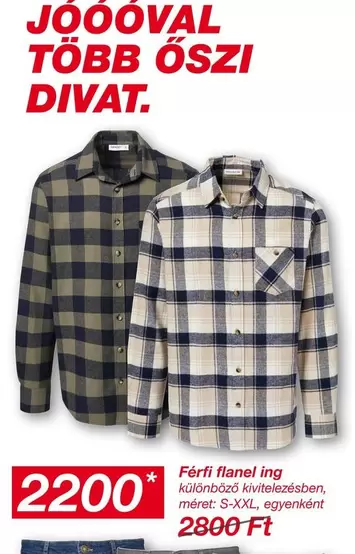 Xxl - Férfi flanel ing