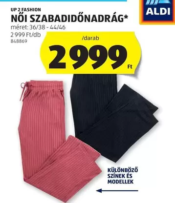 Up - NŐI SZABADIDŐNADRÁG*