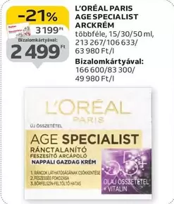 AGE SPECIALIST ARCKRÉM