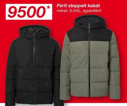 Xxl - Férfi steppelt kabát