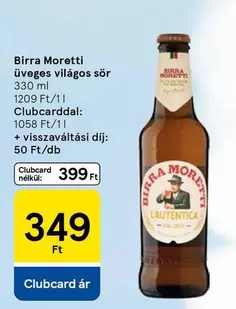 üveges világos sör