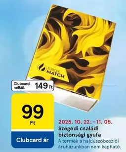 biztonsági gyufa