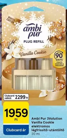 3Volution Vanilla Cookie elektromos légfrissítő-utántöltő