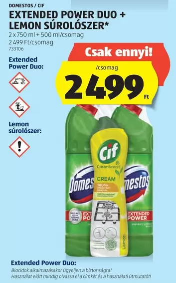 EXTENDED POWER DUO + LEMON SÚROLÓSZER