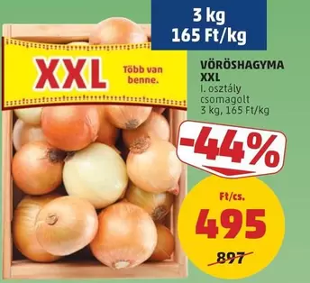 Xxl - VÖRÖSHAGYMA XXL