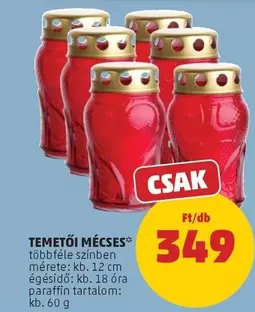 TEMETŐI MÉCSES