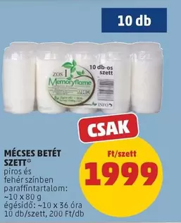 MÉCSES BETÉT SZETT