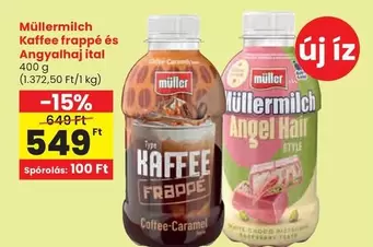 Kaffee frappé és Angyalhaj ital
