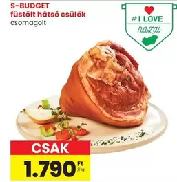 füstölt hátsó csülök