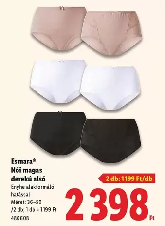 Női magas derekú alsó