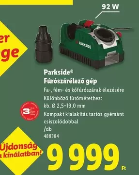 Fúrószárélező gép
