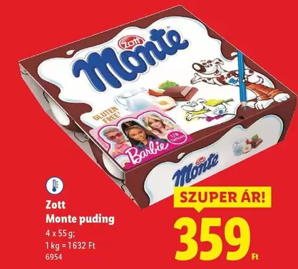 Barbie - Monte puding