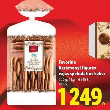 Karácsonyi figurás vajas spekulatius keksz