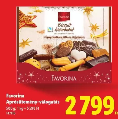 Aprósütemény-válogatás