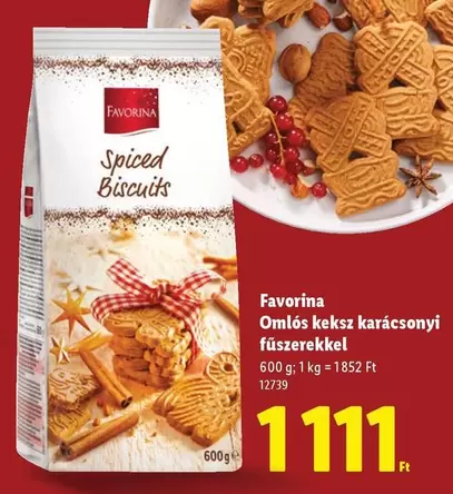 Omlós keksz karácsonyi fűszerekkel