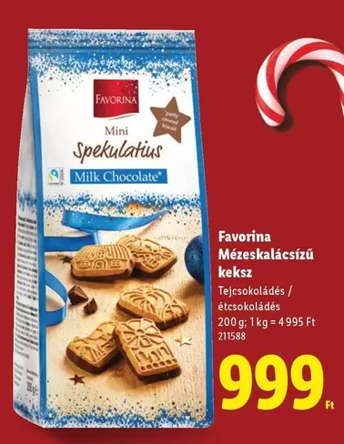 Mézeskalácsízű keksz