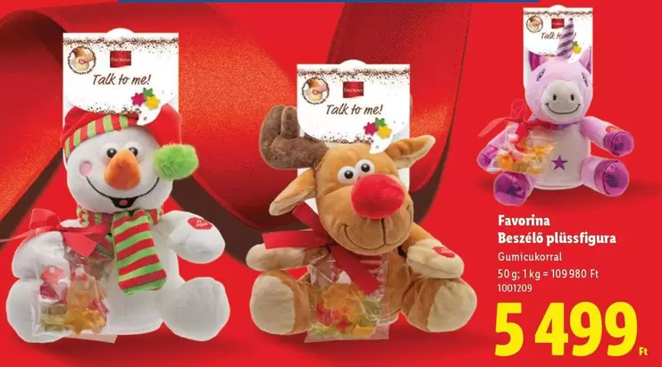 Beszélő plüssfigura