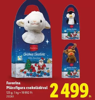 Plüssfigura csokoládéval