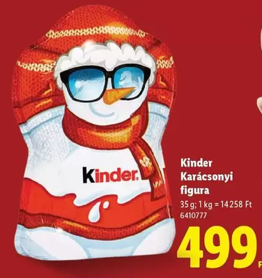 Kinder - Karácsonyi figura