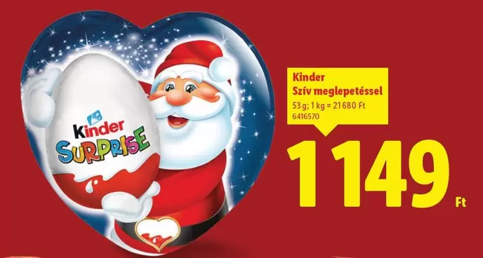 Kinder - Szív meglepetéssel