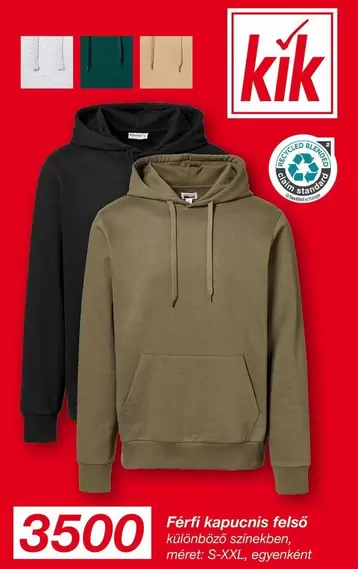 Xxl - Férfi kapucnis felső